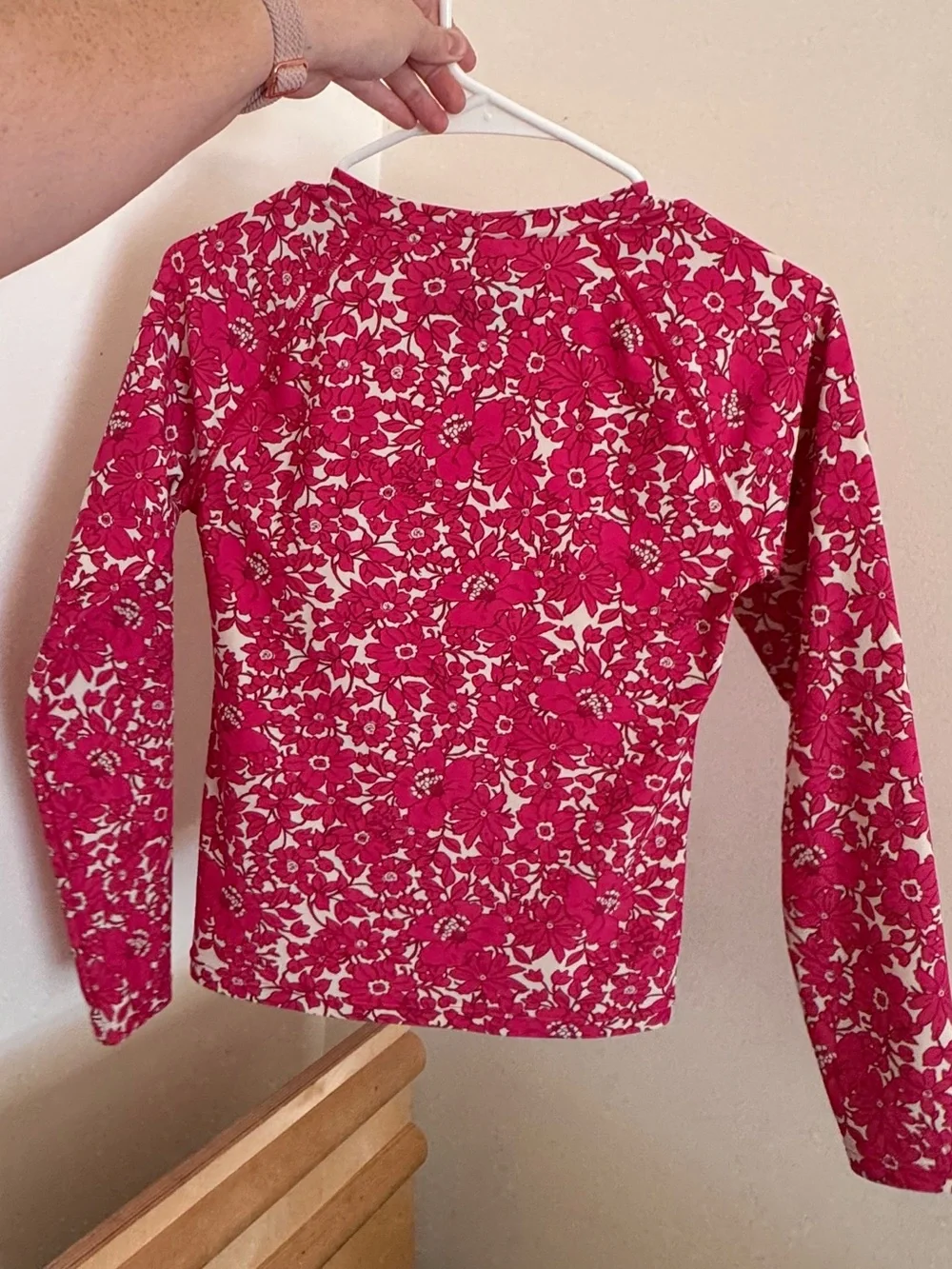 Crewcuts by J. Crew rashguard swim cover UPF 50 Sun Shirt Liberty London size 14
